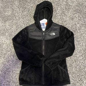 Girls North Face Fleece Sweater Jacket